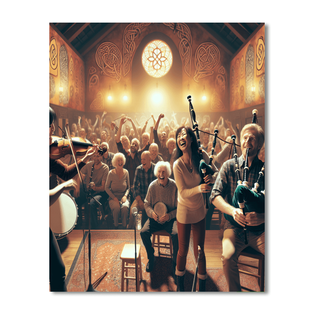 Celtic Connections - Glasgow Paint By Numbers Art