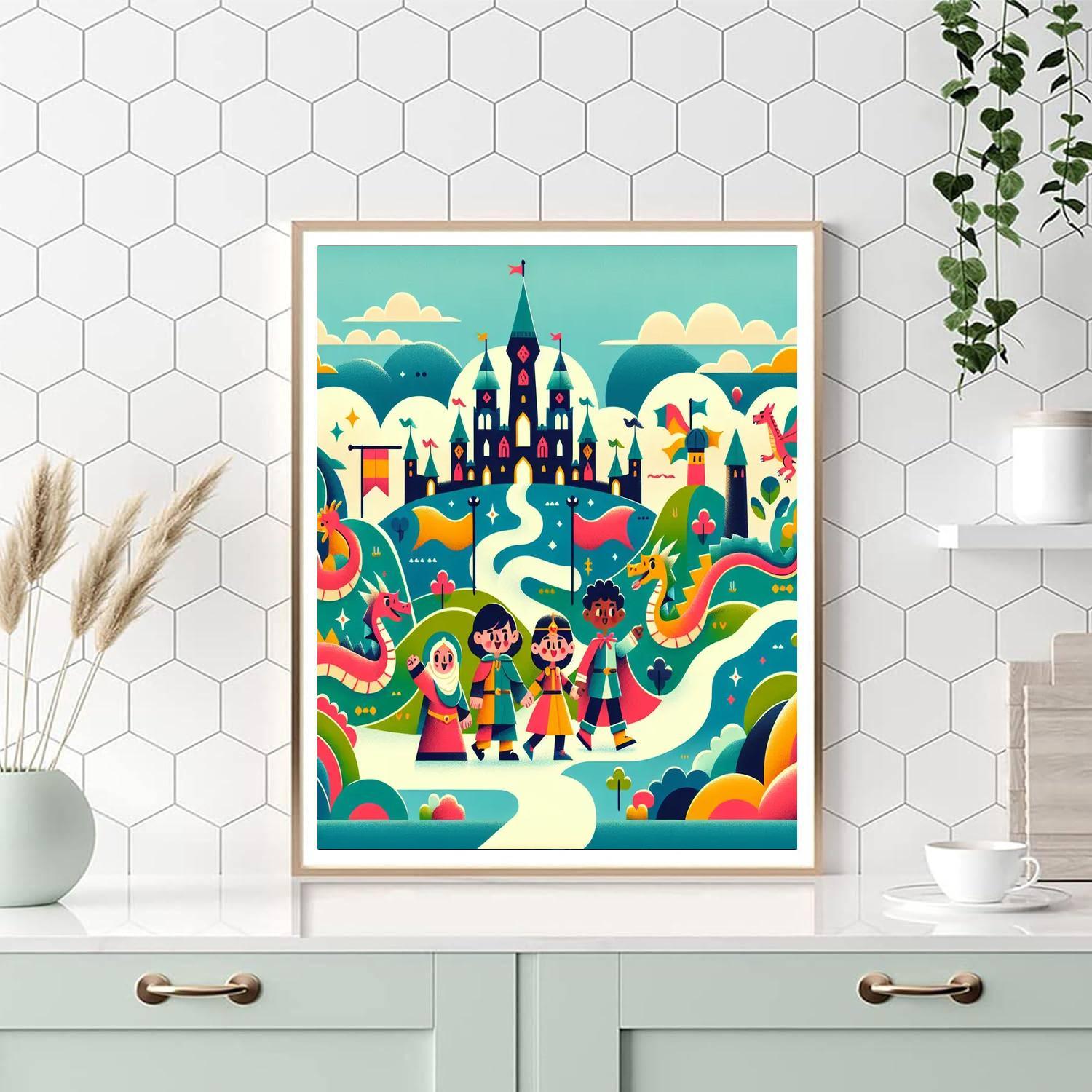 Adventure Kingdom Journey Number Painting