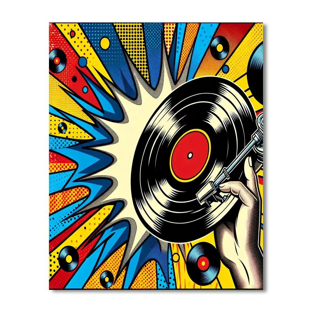 Retro Pop Culture Vibes Numbered Painting Kits