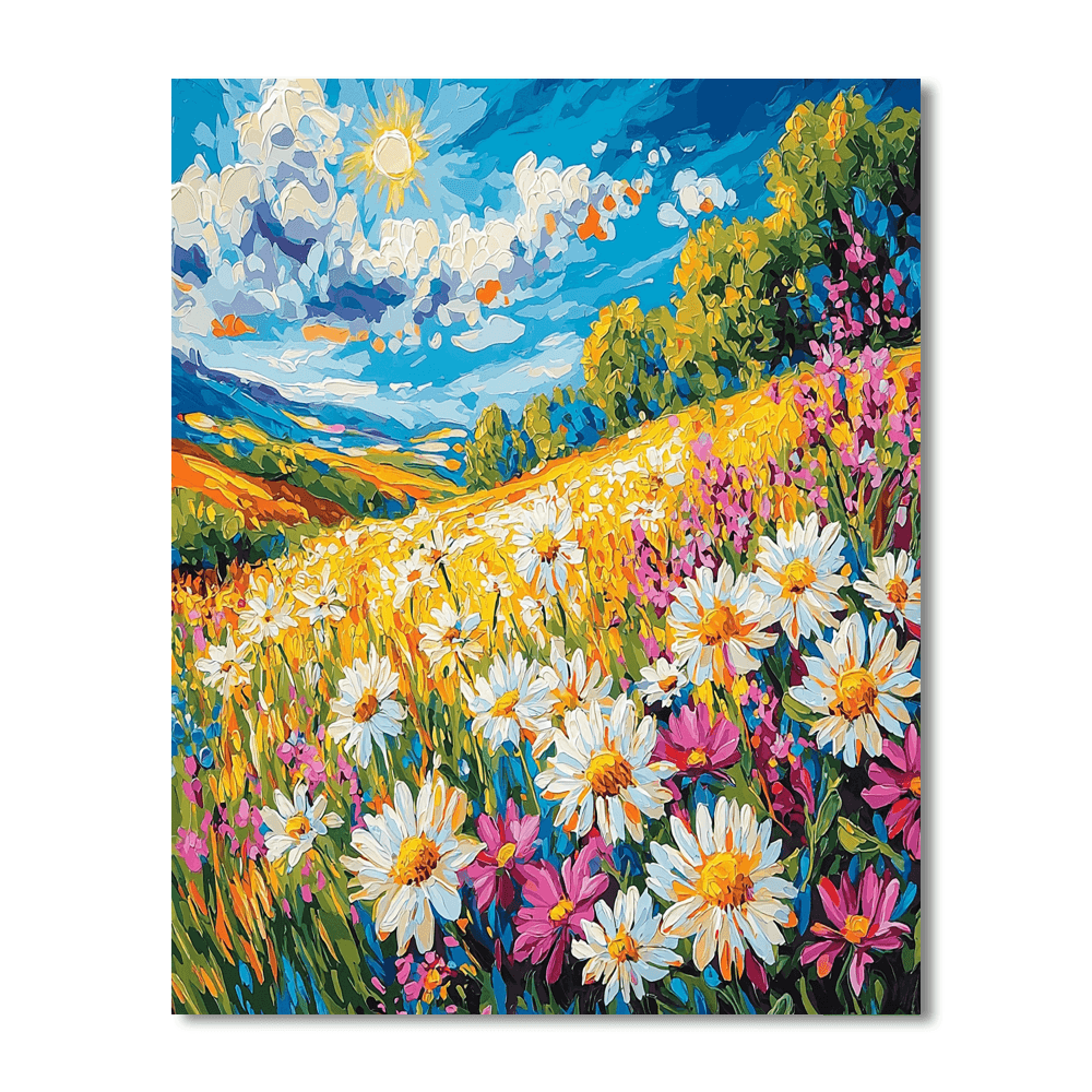 Vincent Van Gogh Inspired Fields Of Joy  Paint By Numbers Kits