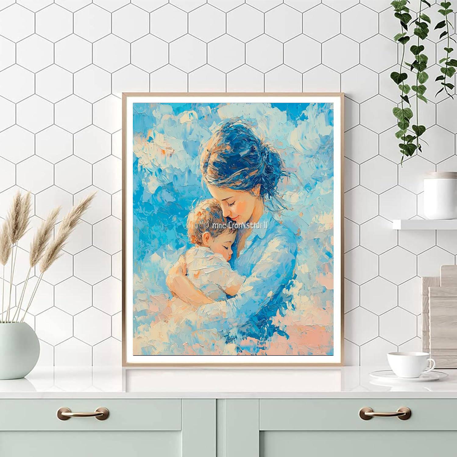 Mom's Loving Embrace Paint By Numbers Kits