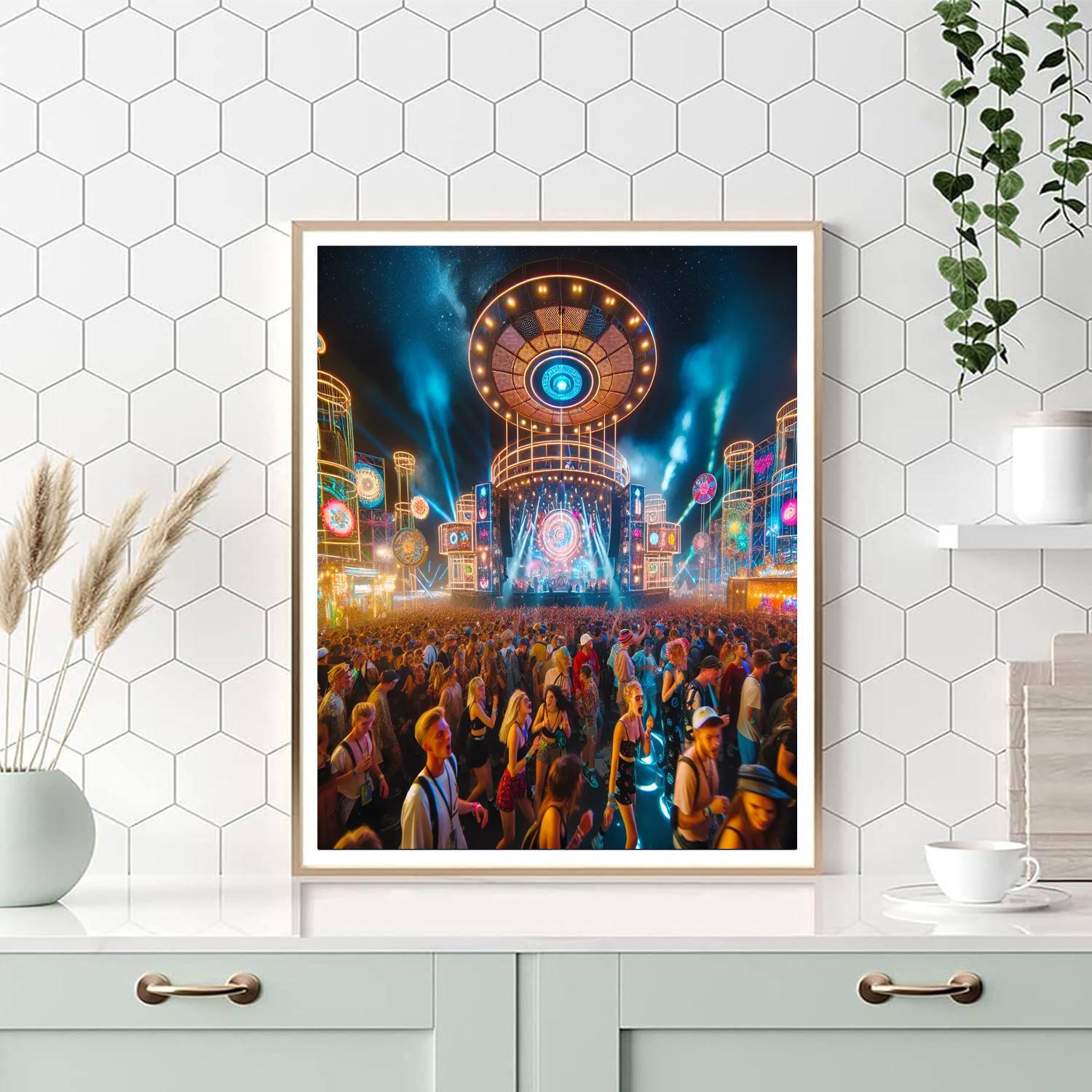 Bacardi Nh7 Weekender - India Number Painting