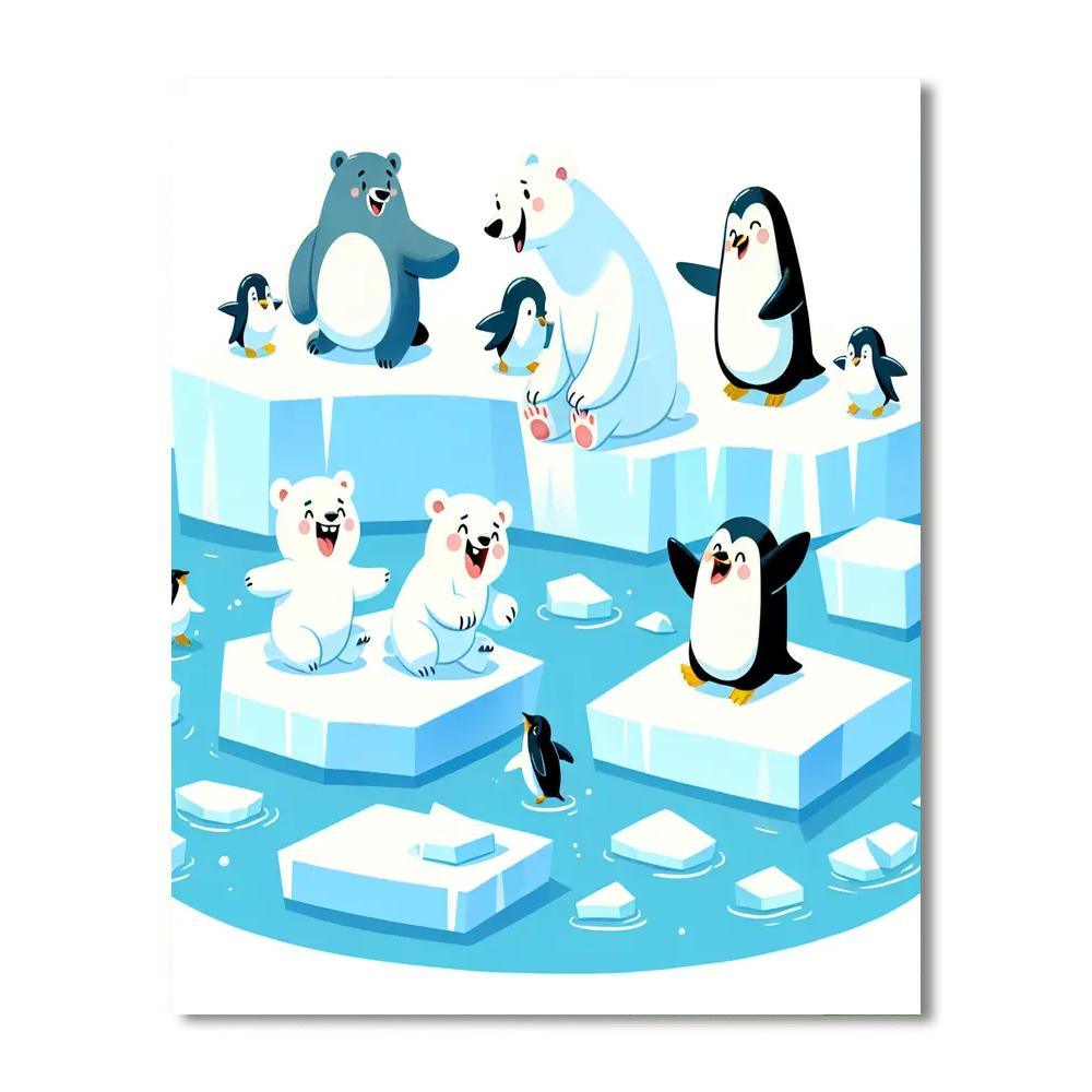 Polar Playtime Numbered Painting Kits