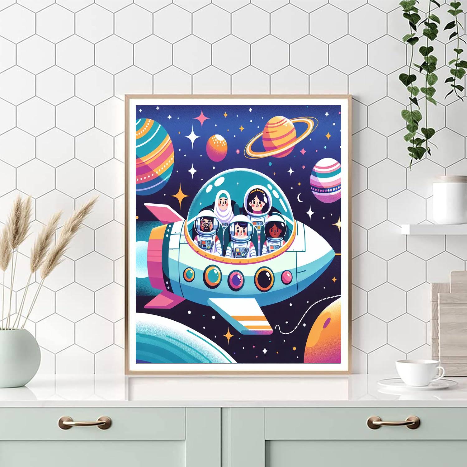 Space Discovery Expedition Paint By Numbers