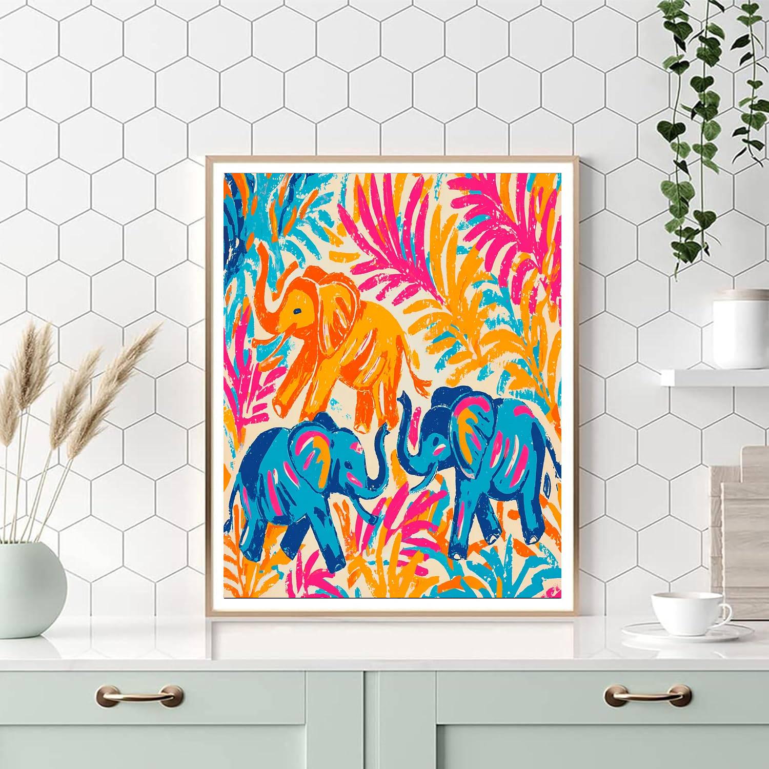 Henri Matisse Inspired Dance Of The Elephants  Paint By Numbers