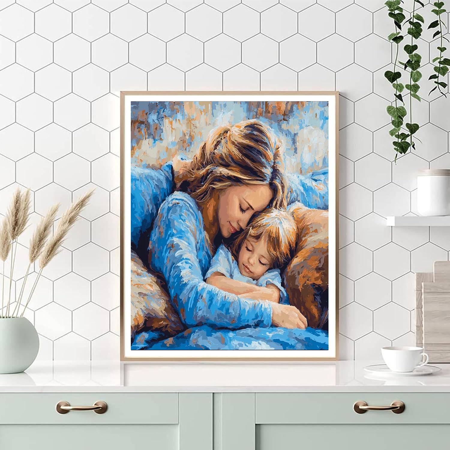 Sweet Moments Of Cuddles Paint By Color