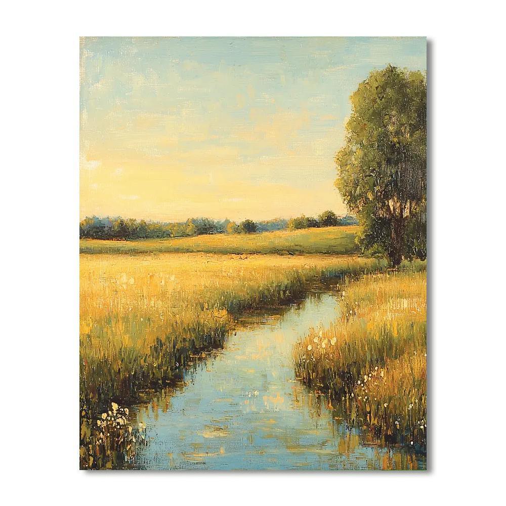 Claude Monet Inspired Rays Of Tranquility  Painting By Numbers Kit