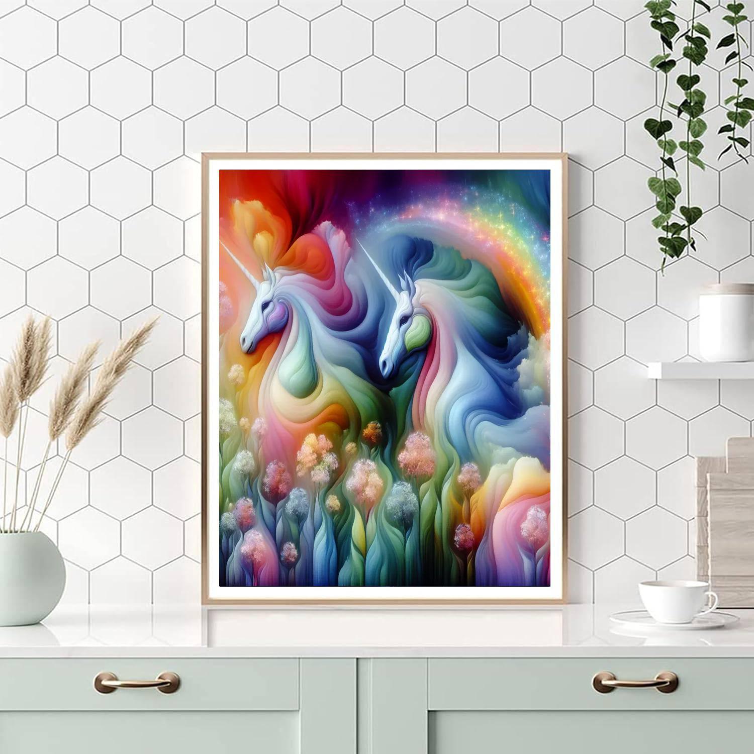 Mystical Unicorn Odyssey Paint By Numbers Art