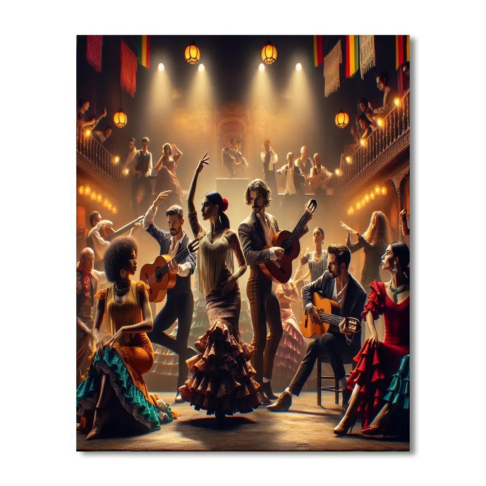 Flamenco Festival - Spain Paint By Numbers