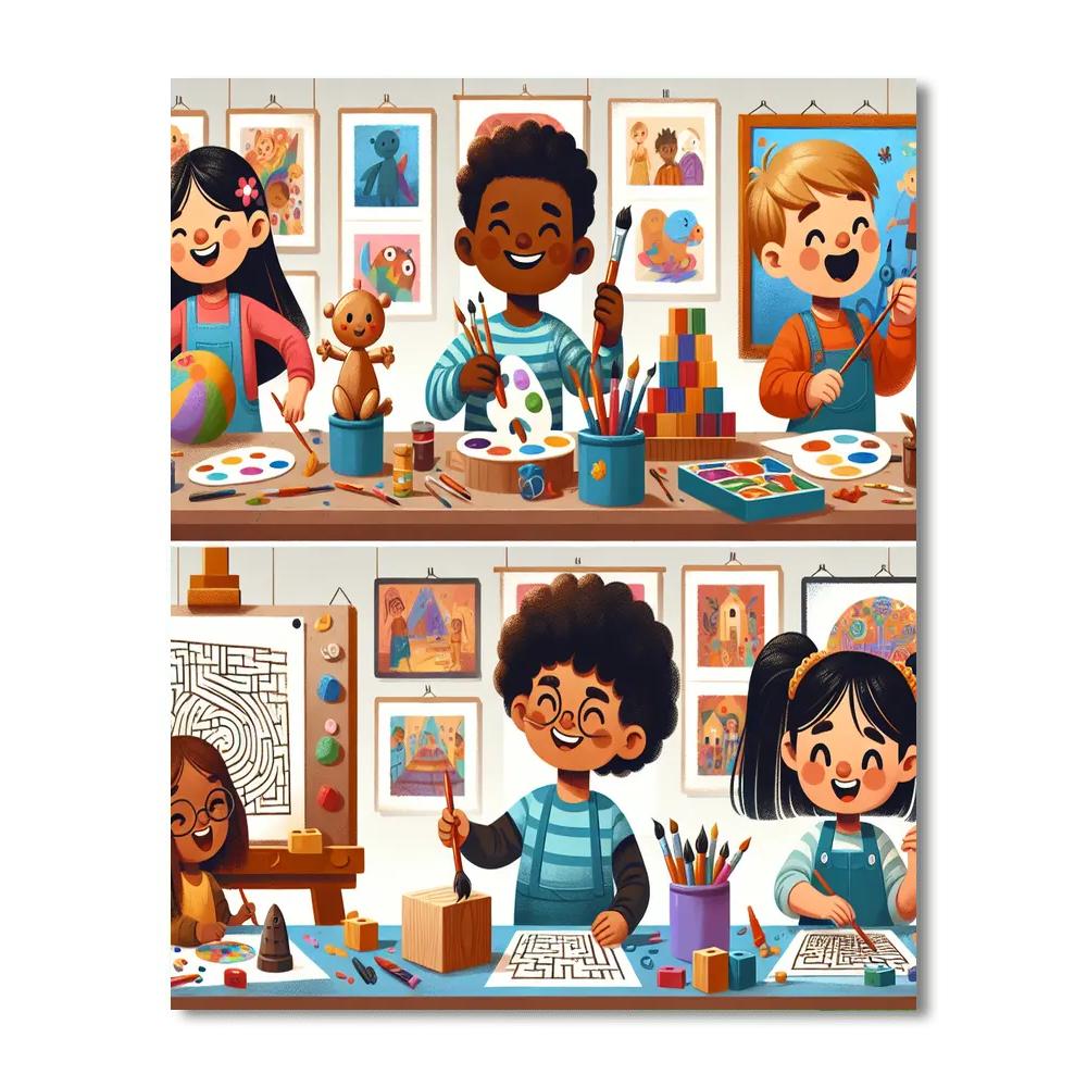 Crafty Creators Number Painting