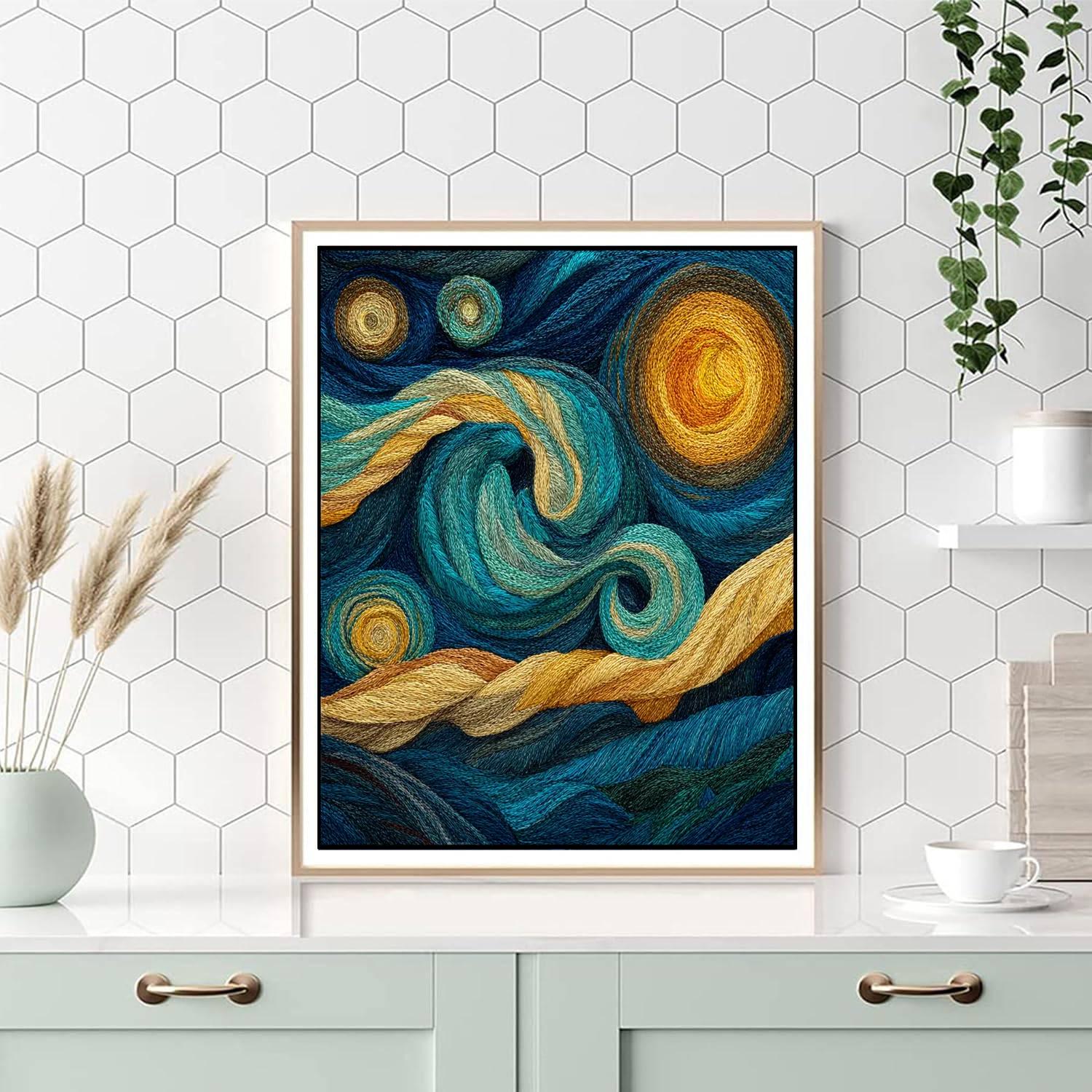 Vincent Van Gogh Inspired Stellar Landscapes  Paint By Number