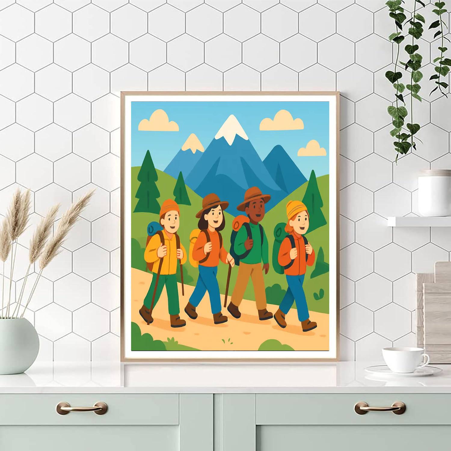 Mountain Mystery Expedition Paint By Color