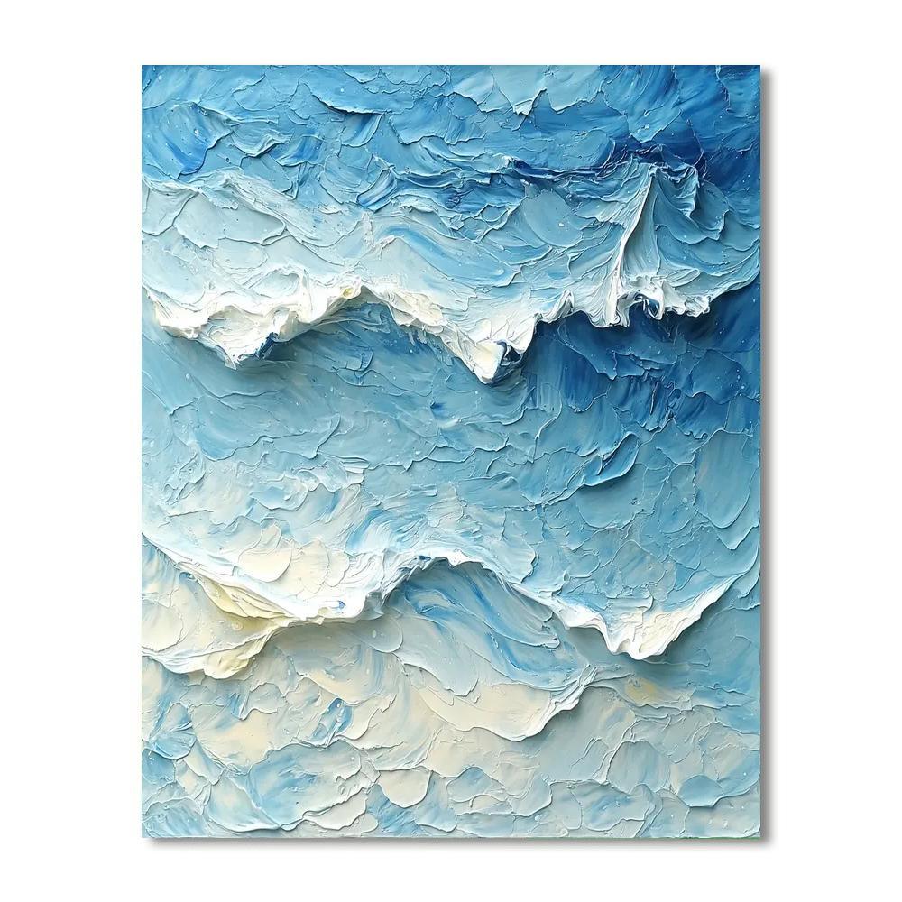 Michelangelo Inspired Harmony Of The Waves  DIY Paint By Numbers