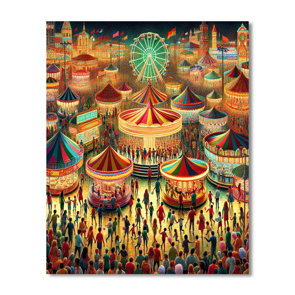 Kaleidoscope Carnival Painting By Numbers Kit