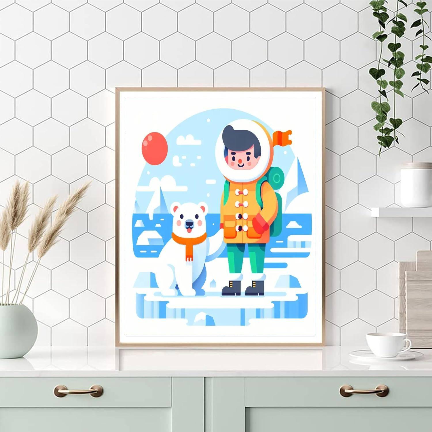 Arctic Explorer Expedition Painting Number Kit
