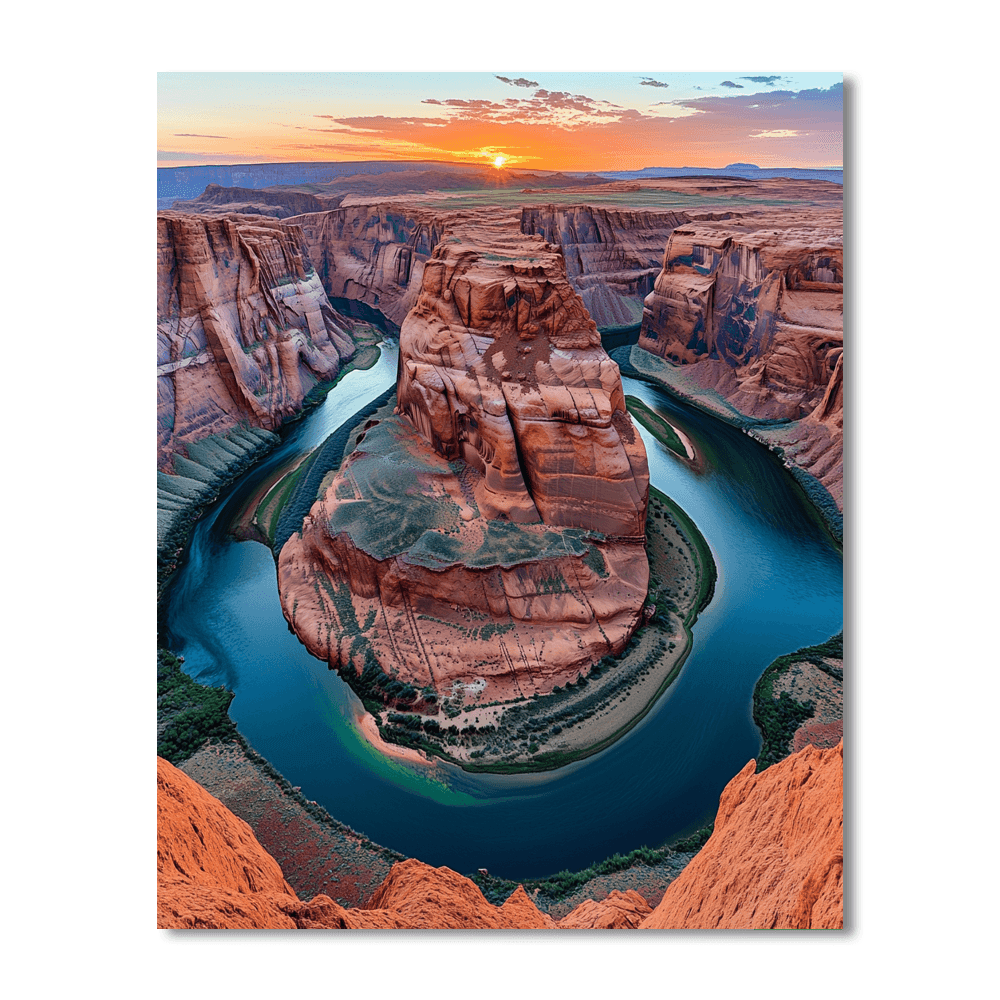 Horseshoe Bend - Arizona Numbered Painting Kits