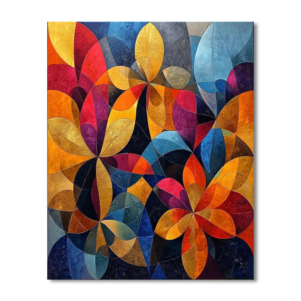 Gustav Klimt Inspired Golden Flora  Paint By Numbers Kits