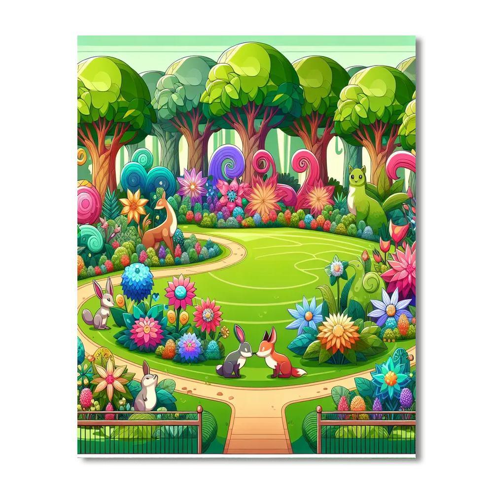 Magic Garden Getaway Number Painting