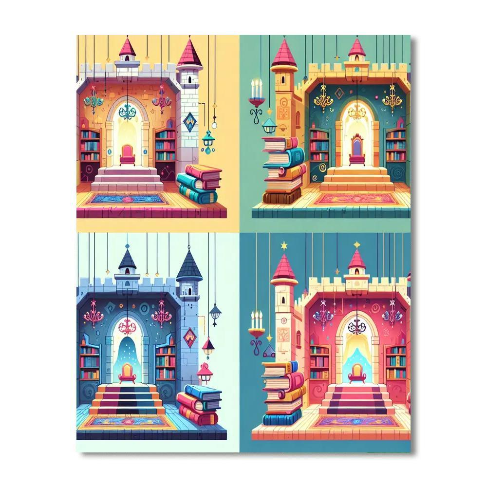 Enchanted Castle Mystery Paint By Color
