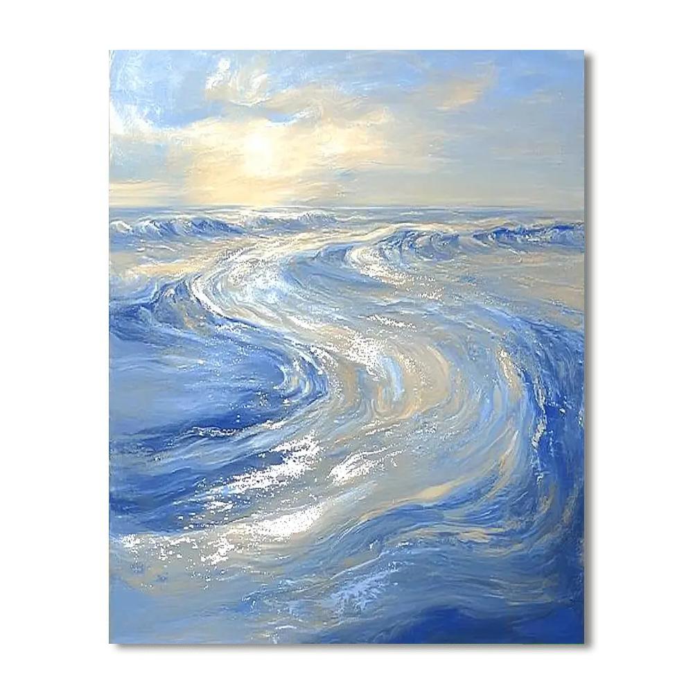 Edgar Degas Inspired Ethereal Currents  Paint By Numbers Art