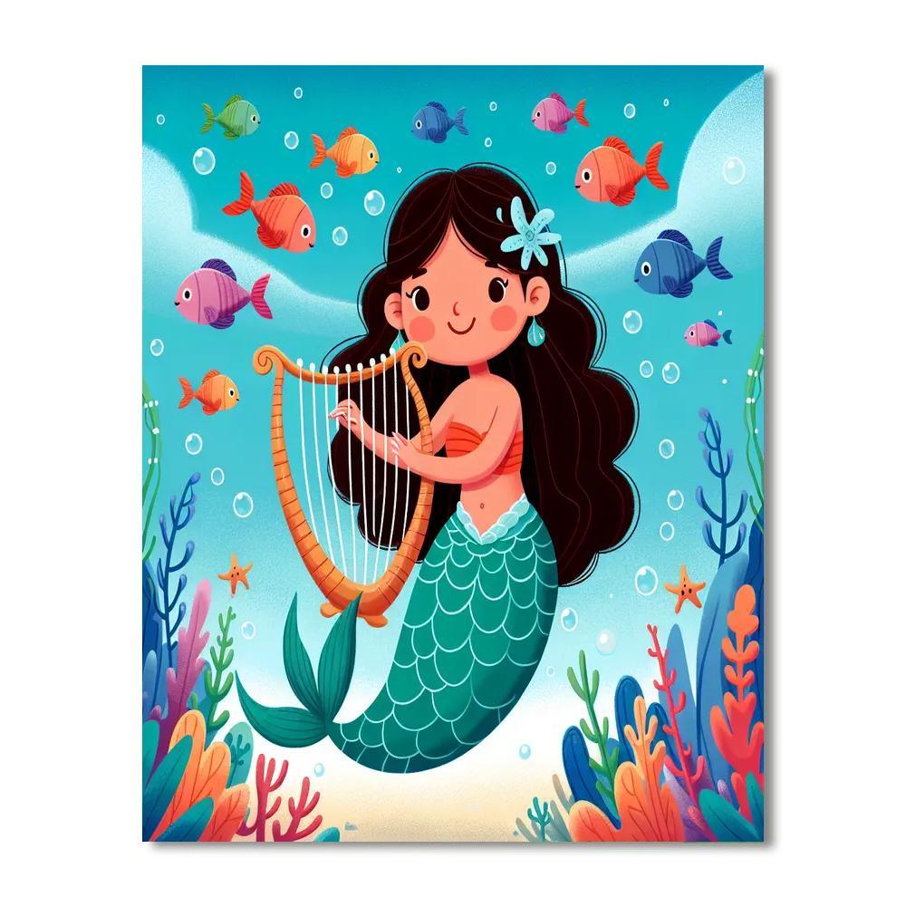 Mermaid Melody Moments Paint By Color