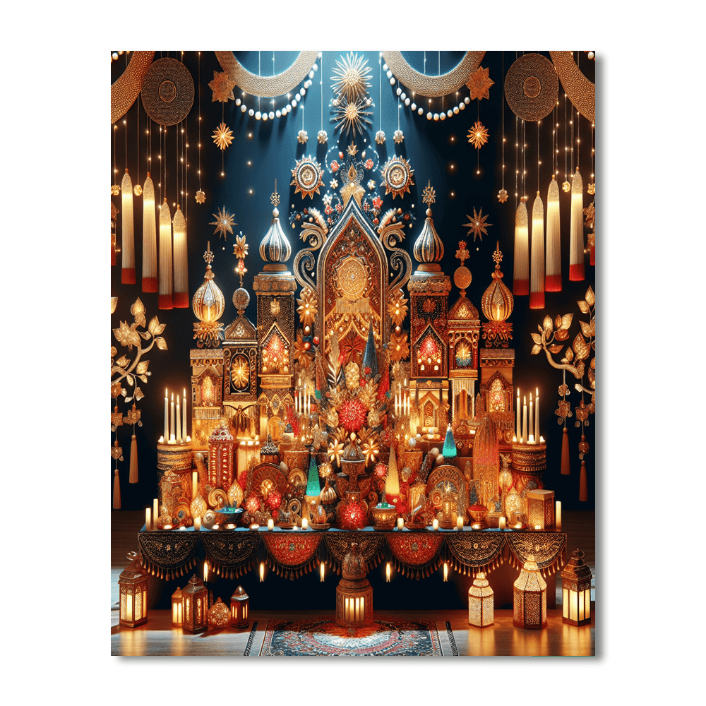 Festive Delights Painting Number Kit