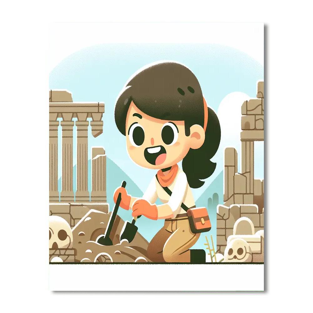 Ancient Civilization Journey Painting Number Kit