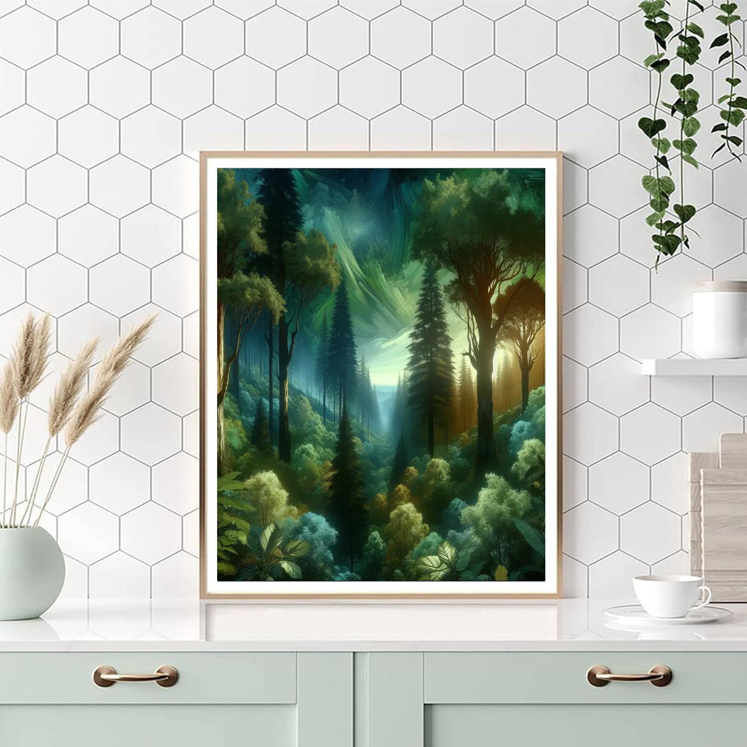 Timeless Forest Majesty Painting By Numbers Kit