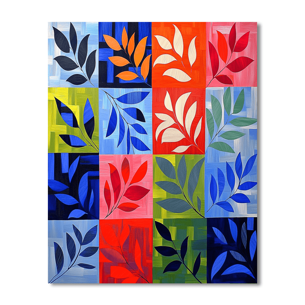 Matisse Inspired Breezy Patterns  DIY Paint By Numbers