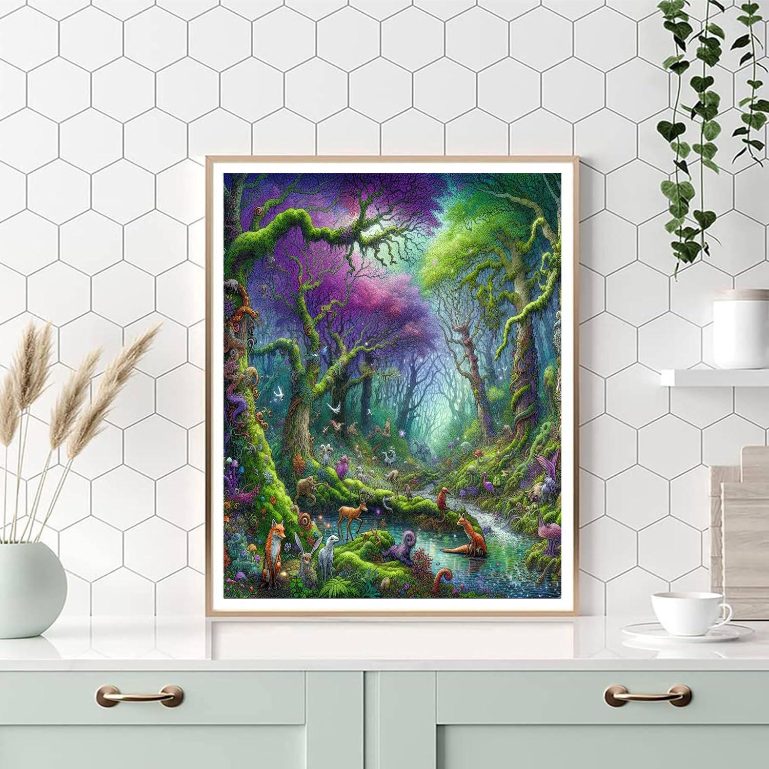 Mystic Fairy Forest Paint By Color