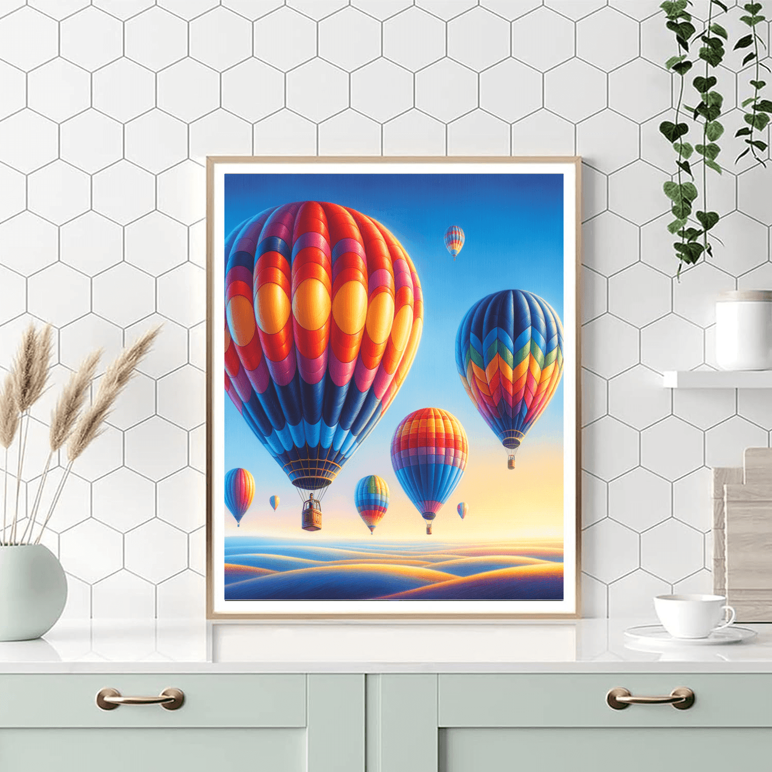 Fantastic Balloon Adventure Paint By Color