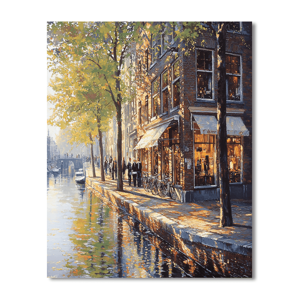 Anne Frank House - Amsterdam, Netherlands Paint By Number