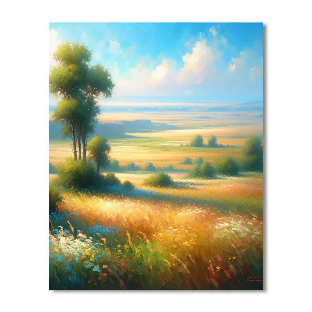 Serenity Of The Open Prairie Paint By Number