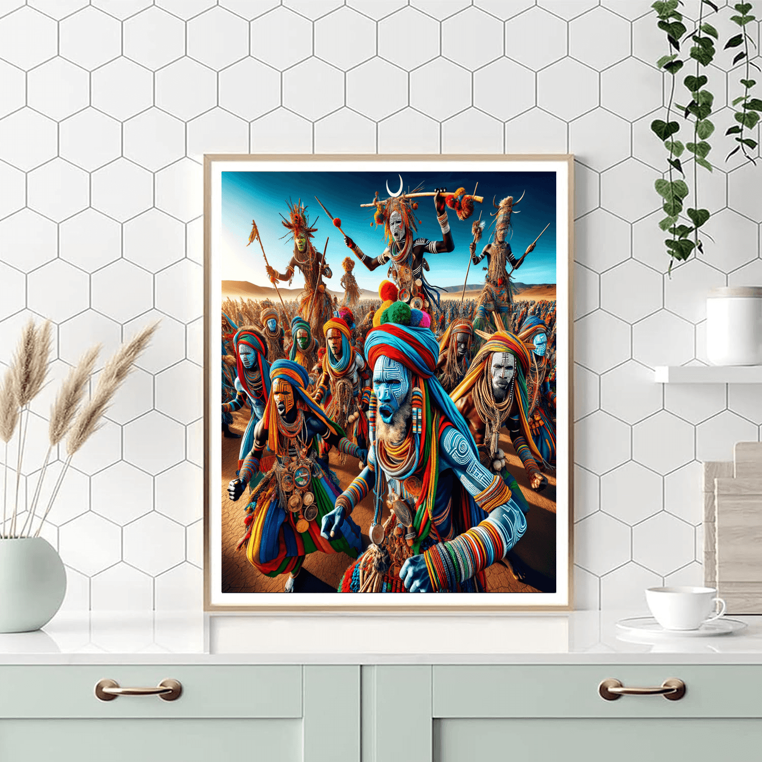 Gerewol Festival - Niger DIY Paint By Numbers