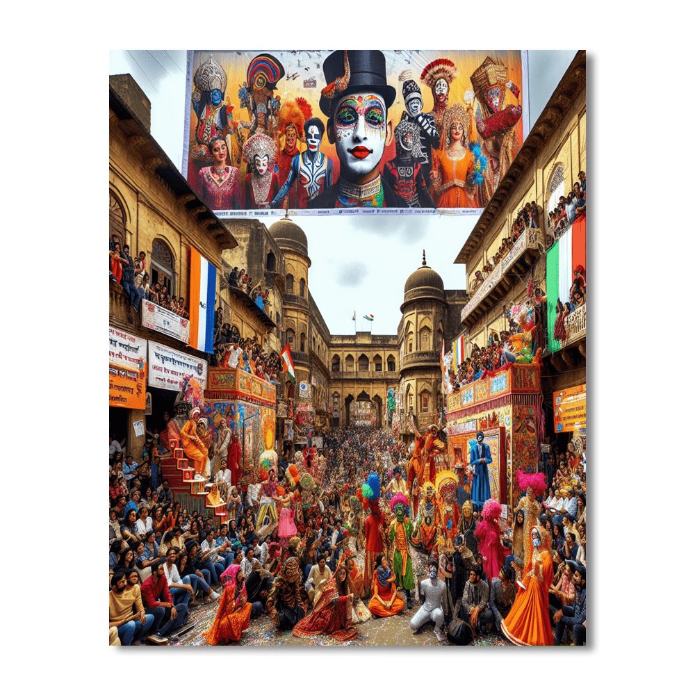 International Festival Of Arts - Edinburgh, Scotland Painting By Numbers Kit