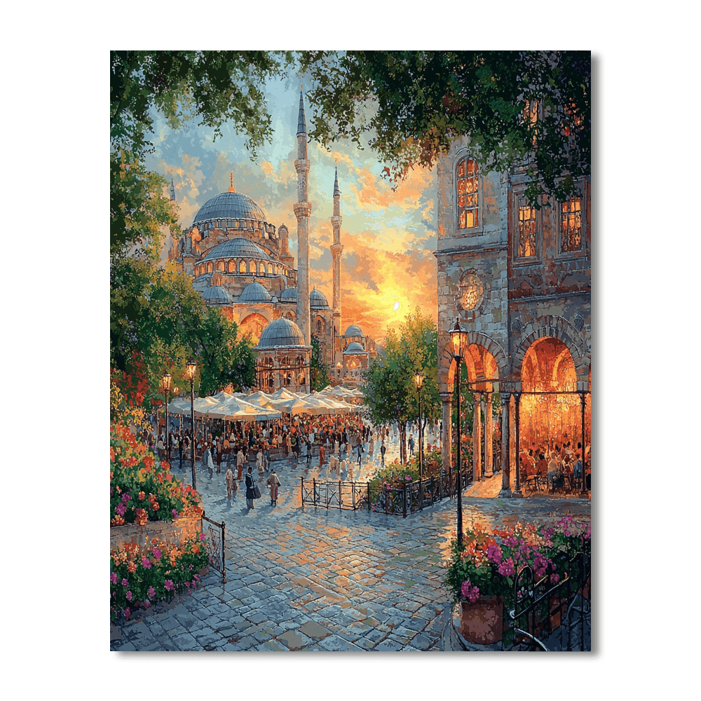 The Blue Mosque Numbered Painting Kits