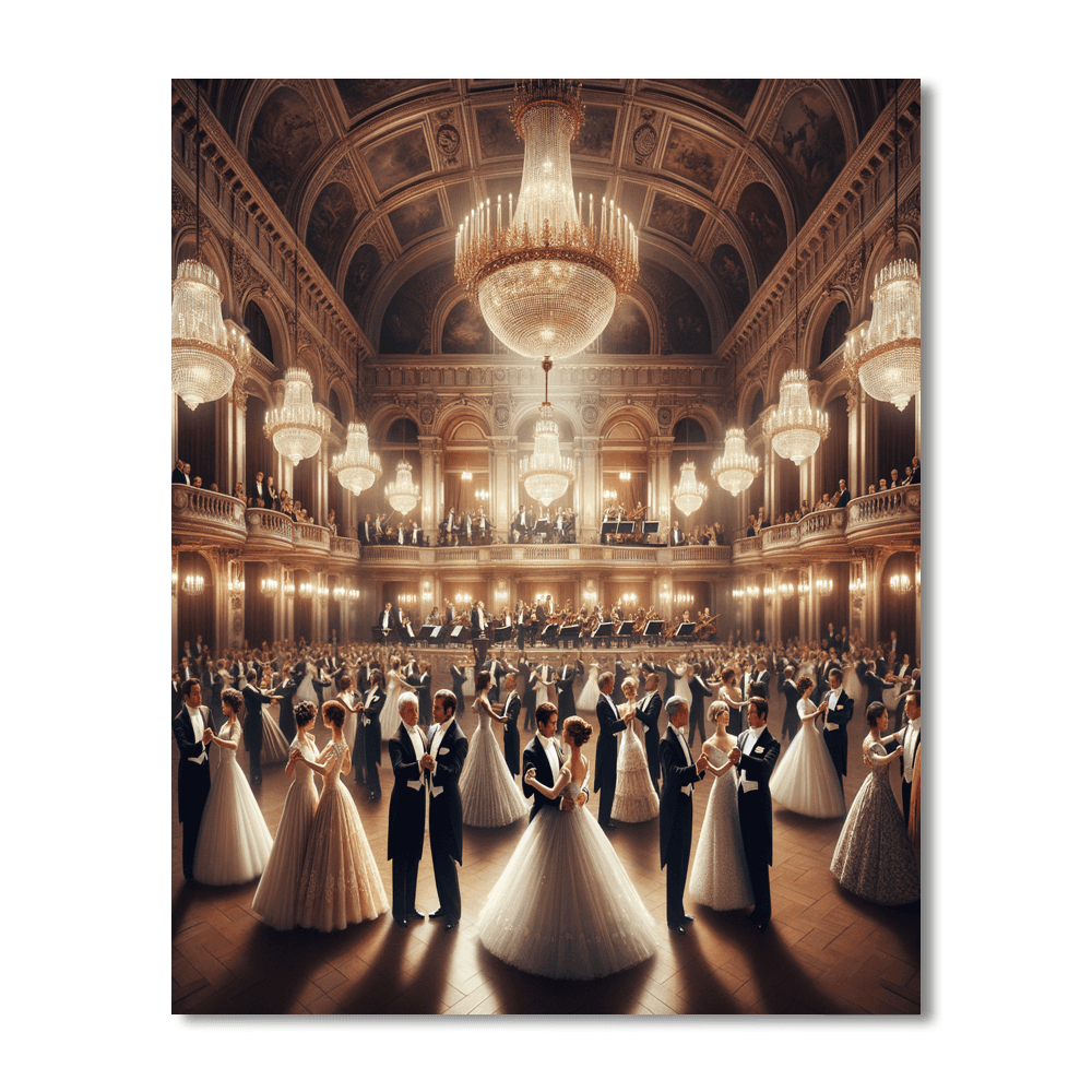 Vienna Opera Ball - Austria Painting Number Kit