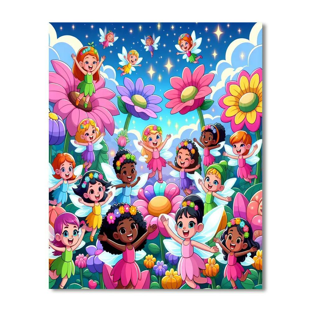 Fantasy Adventure With Fairies Painting Number Kit
