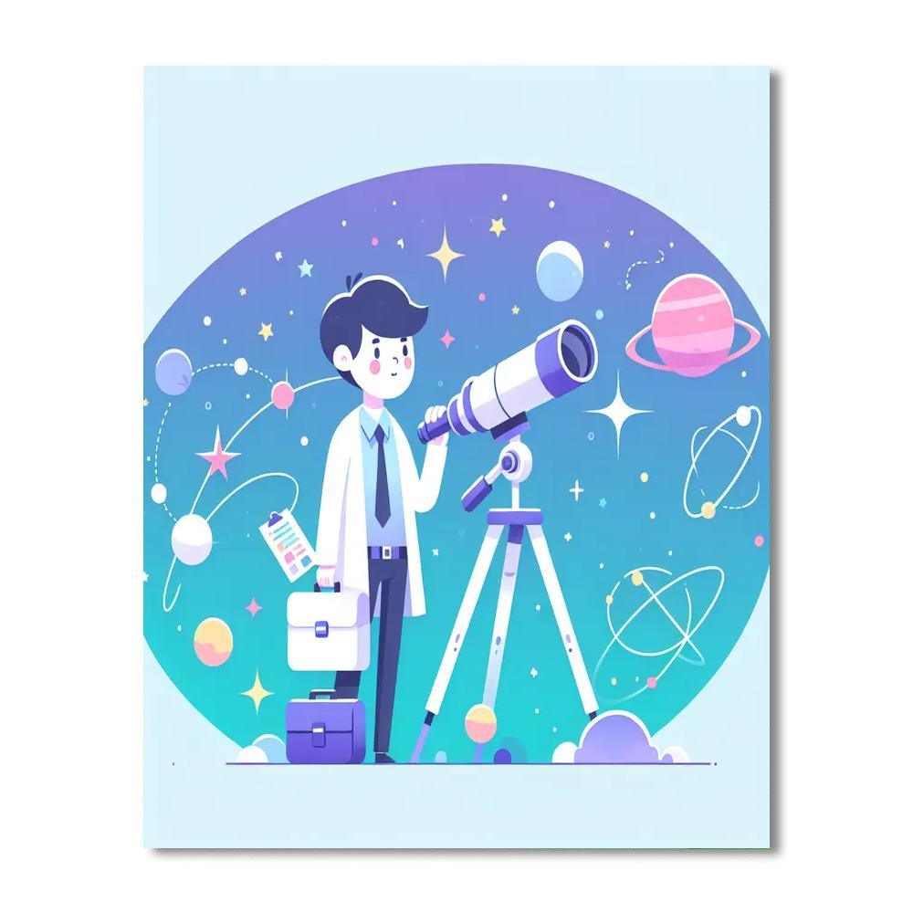 Galactic Science Adventure Paint By Number