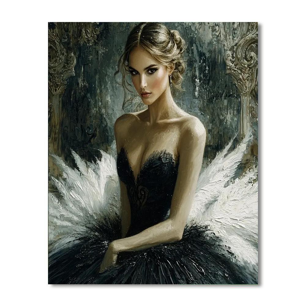Natalie Portman: The Artistry Of A Black Swan Numbered Painting Kits