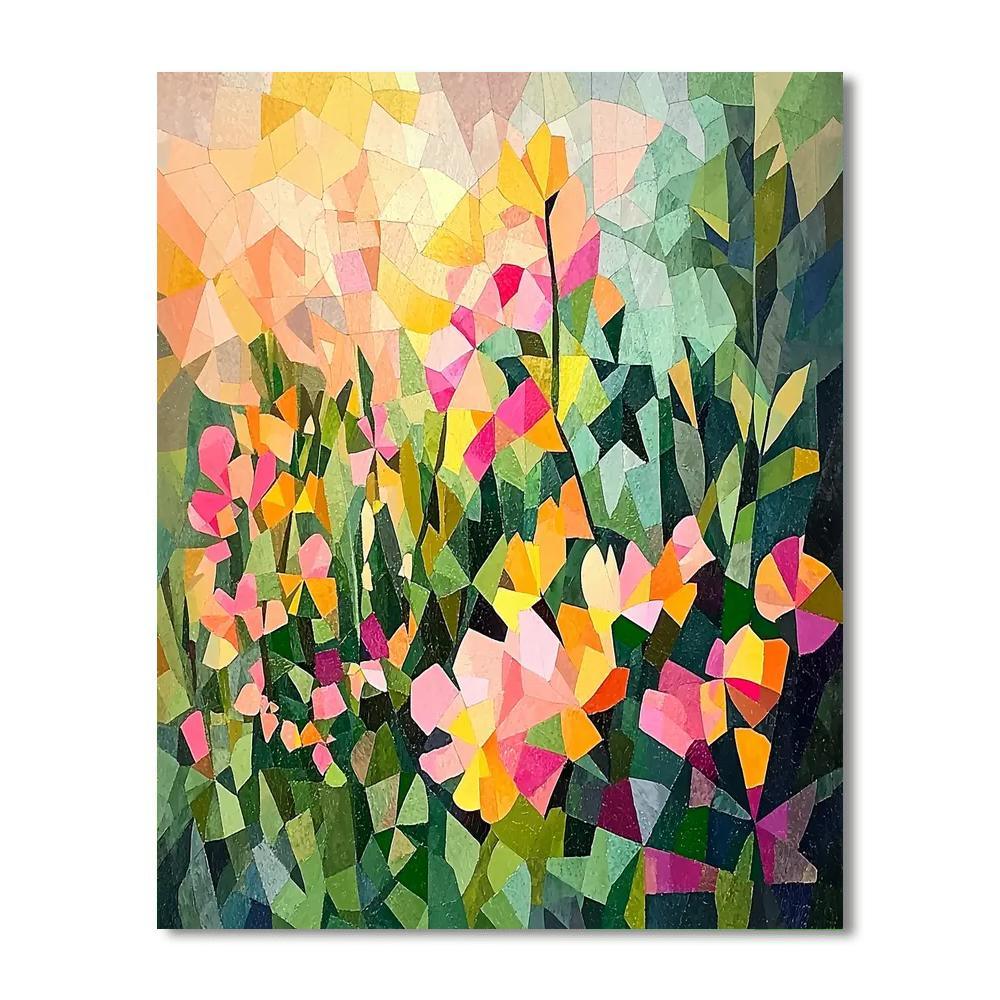 Paul Cézanne Inspired Geometric Garden Symphony  Paint By Numbers Kits