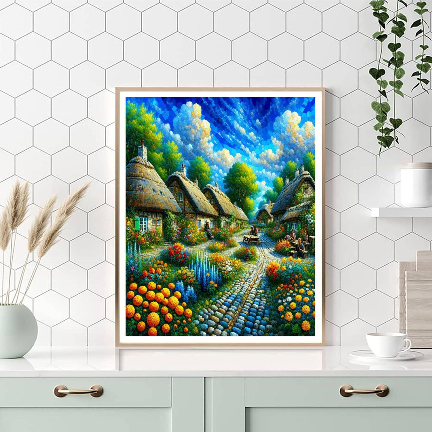 Quiet Village Harmony Paint By Color