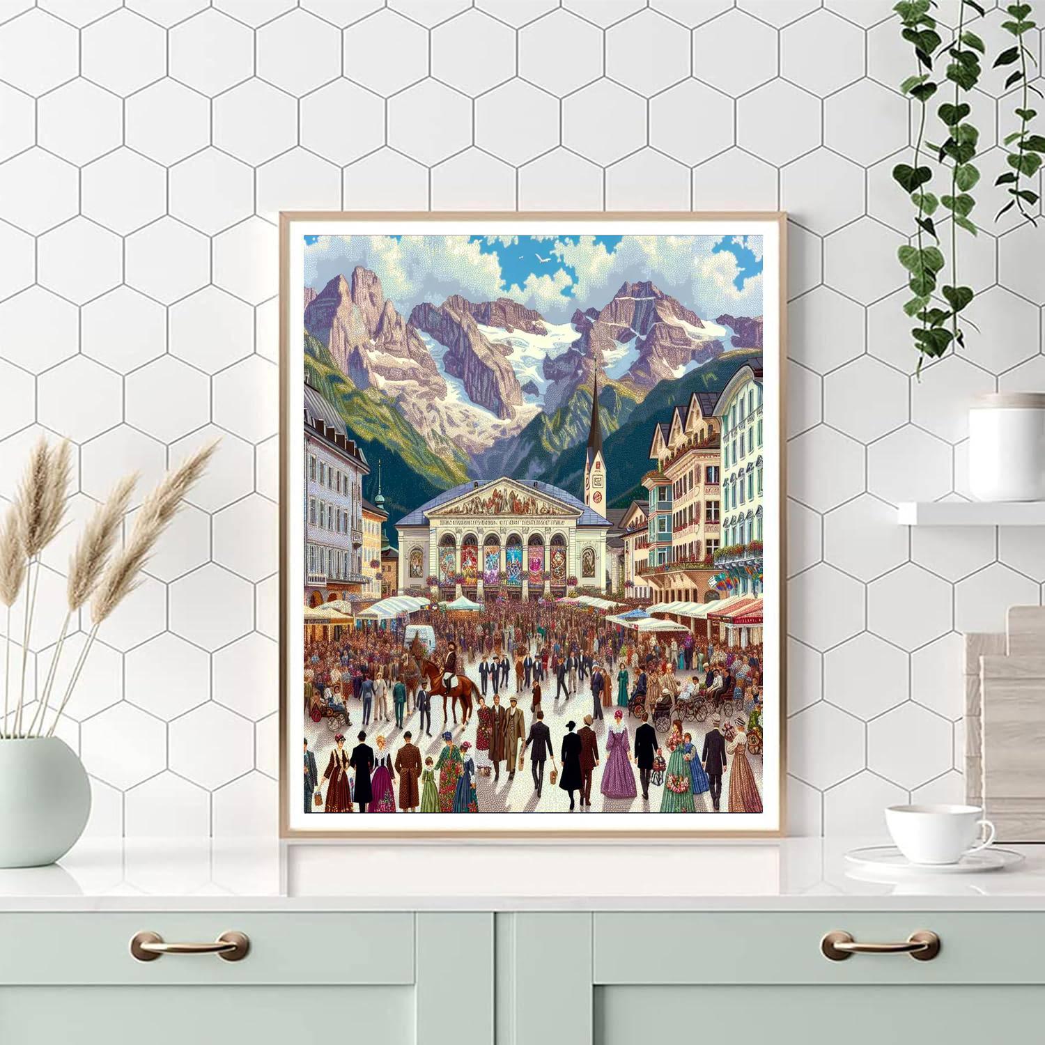 Salzburger Festspiele - Austria Numbered Painting Kits