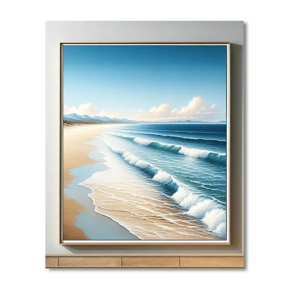 Serene Coastal View Paint By Number