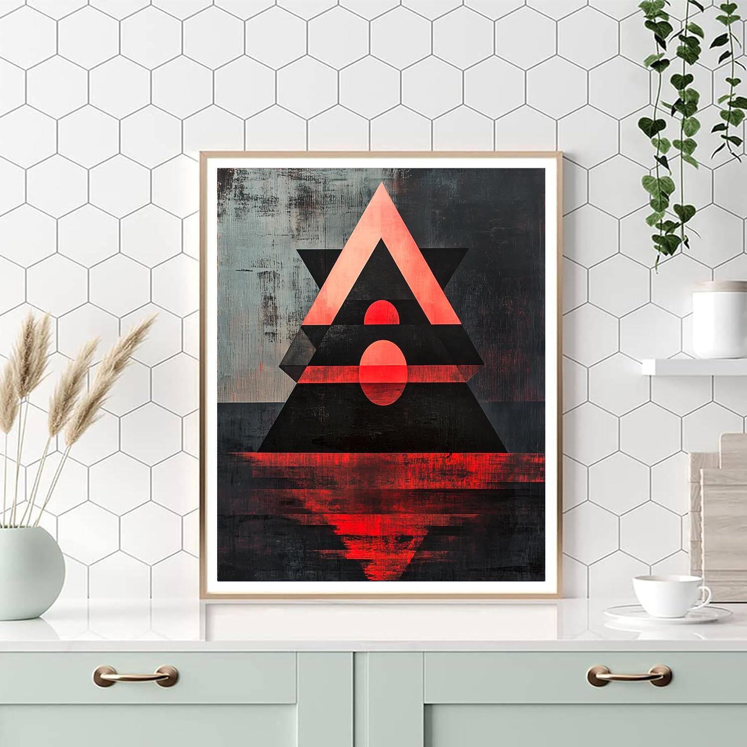 Kazimir Malevich Inspired Echoes Of Geometry  Paint By Numbers Kits