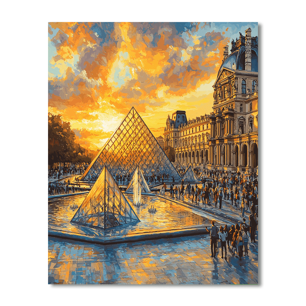 Louvre Museum DIY Paint By Numbers