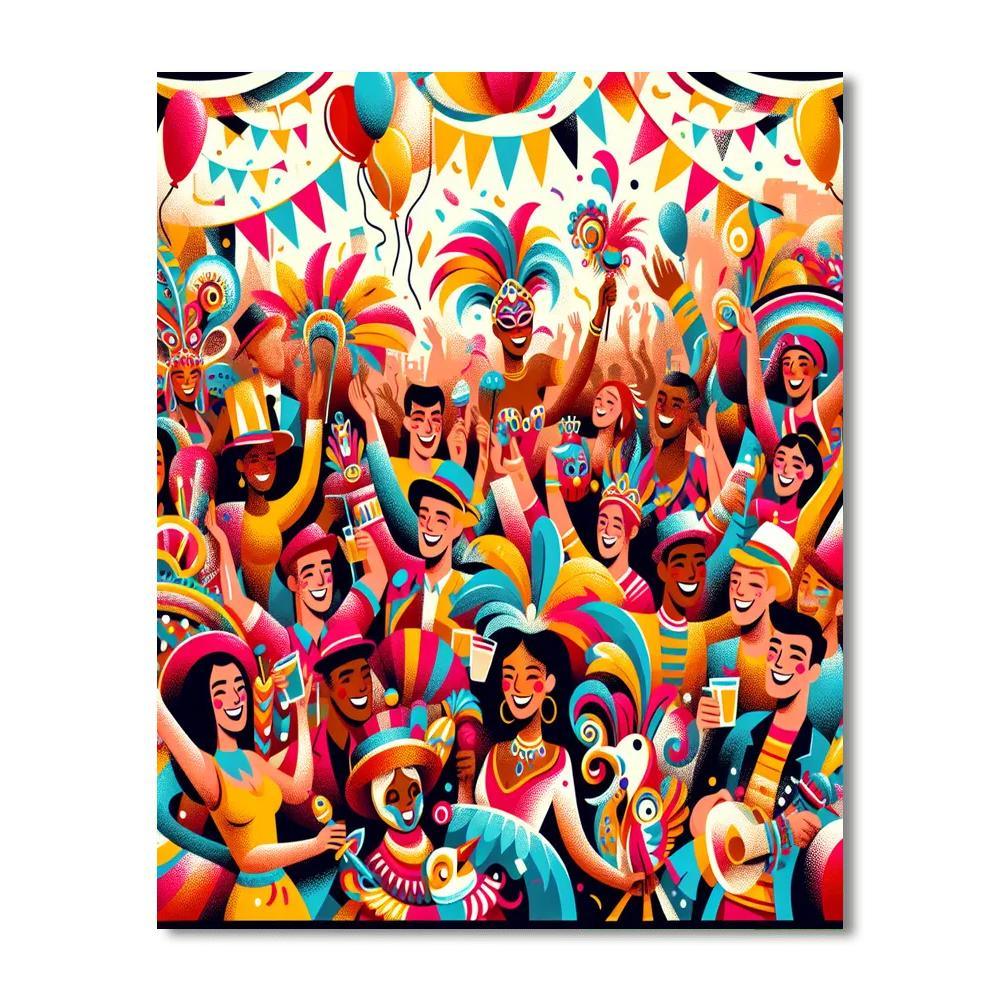 Charming Festive Celebrations Paint By Numbers Kits