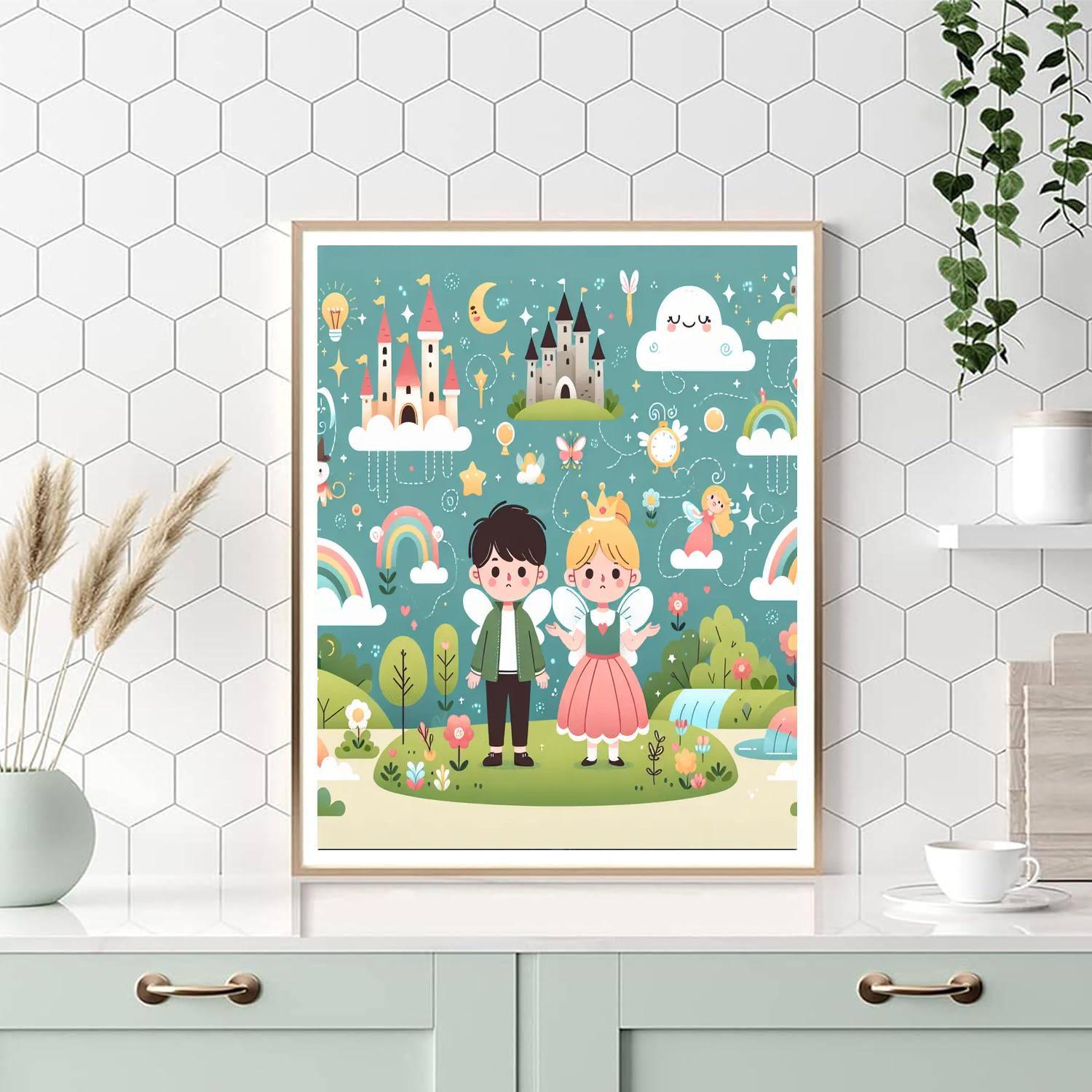 Friendly Fairy Tale Dreams Paint By Numbers Kits