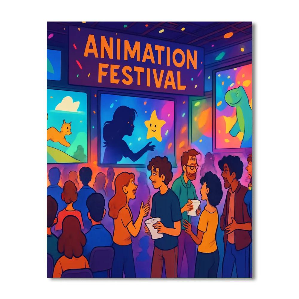 International Festival Of Animation - Canada Painting By Numbers Kit