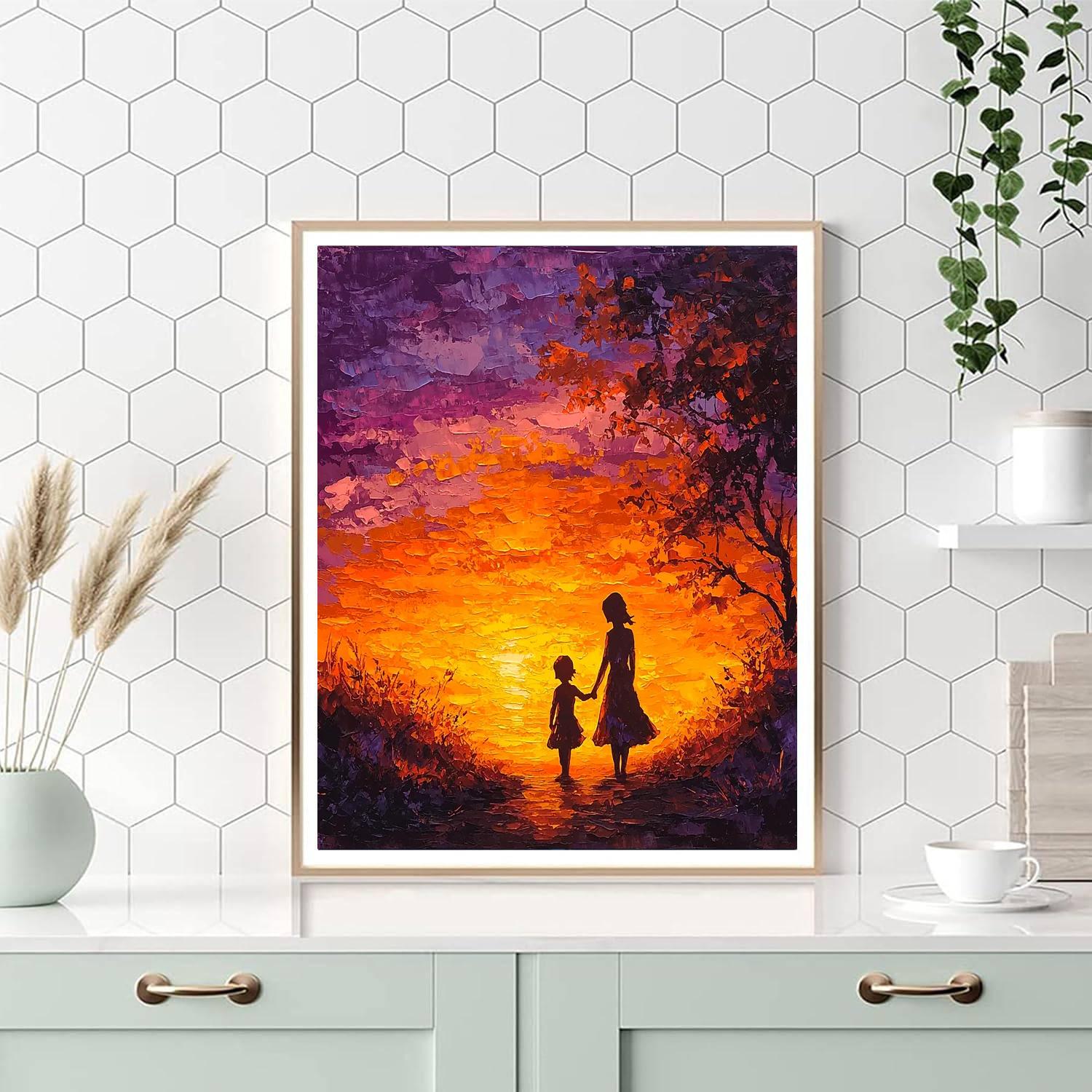 Sunset Stroll Of Love DIY Paint By Numbers